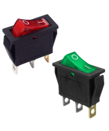 Interruptor de 3 pines 2 posiciones con luz KCD3