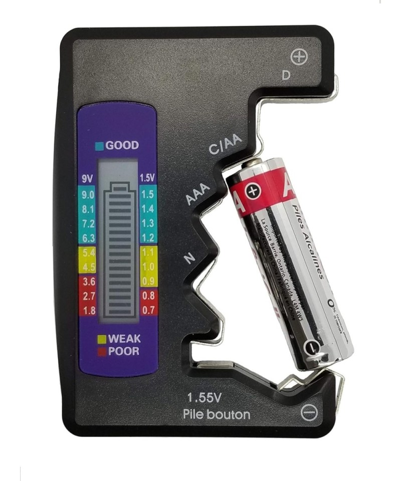 Probador universal de baterias con pantalla BT-886