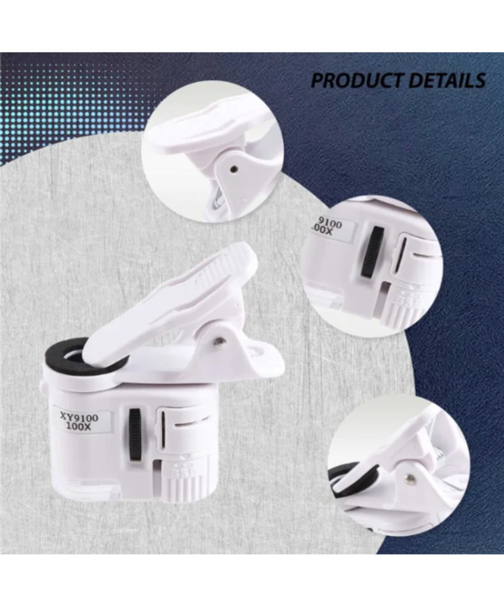 Mini microscopio para telefono 100x