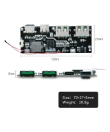 Modulo de carga multiple 5 puertos bidireccional 22.5W