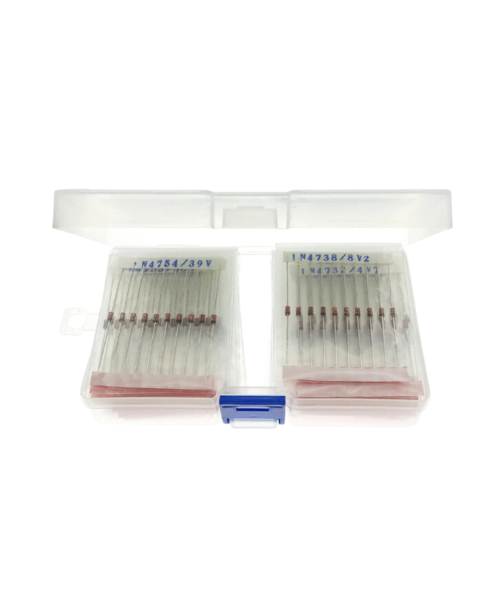 Diodos zener 28 valores 1W (5 UNIDADES)