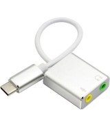 Adaptador USB-C a 3.5mm microfono y audifono