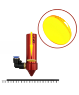 Lente para diodo laser HUNST 20mm/25mm rojo 5V