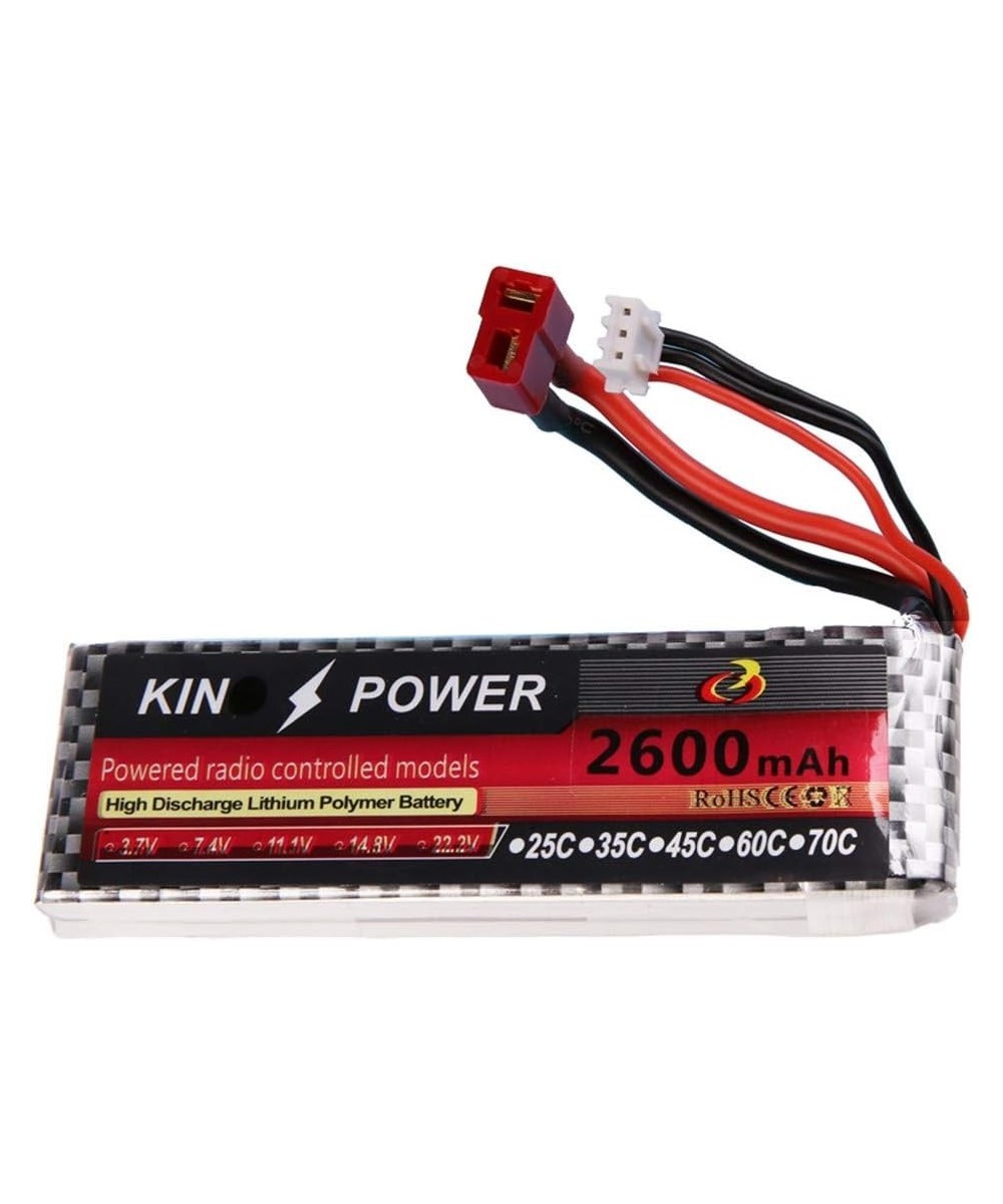 Bateria Tipo Lipo recargable Kin Power 7.4V 2S 2600mah 25C