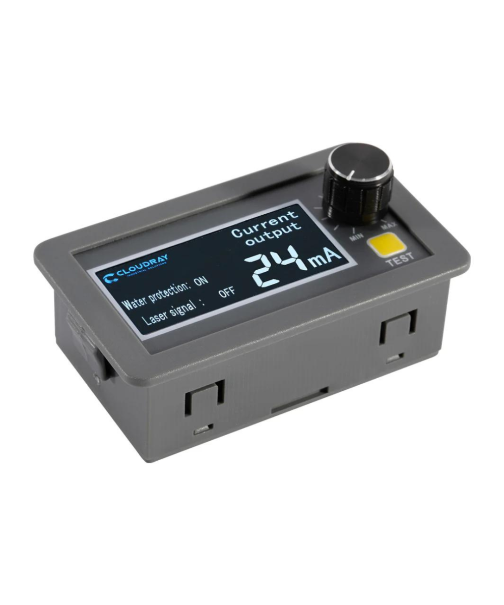 Medidor de corriente con pantalla LCD