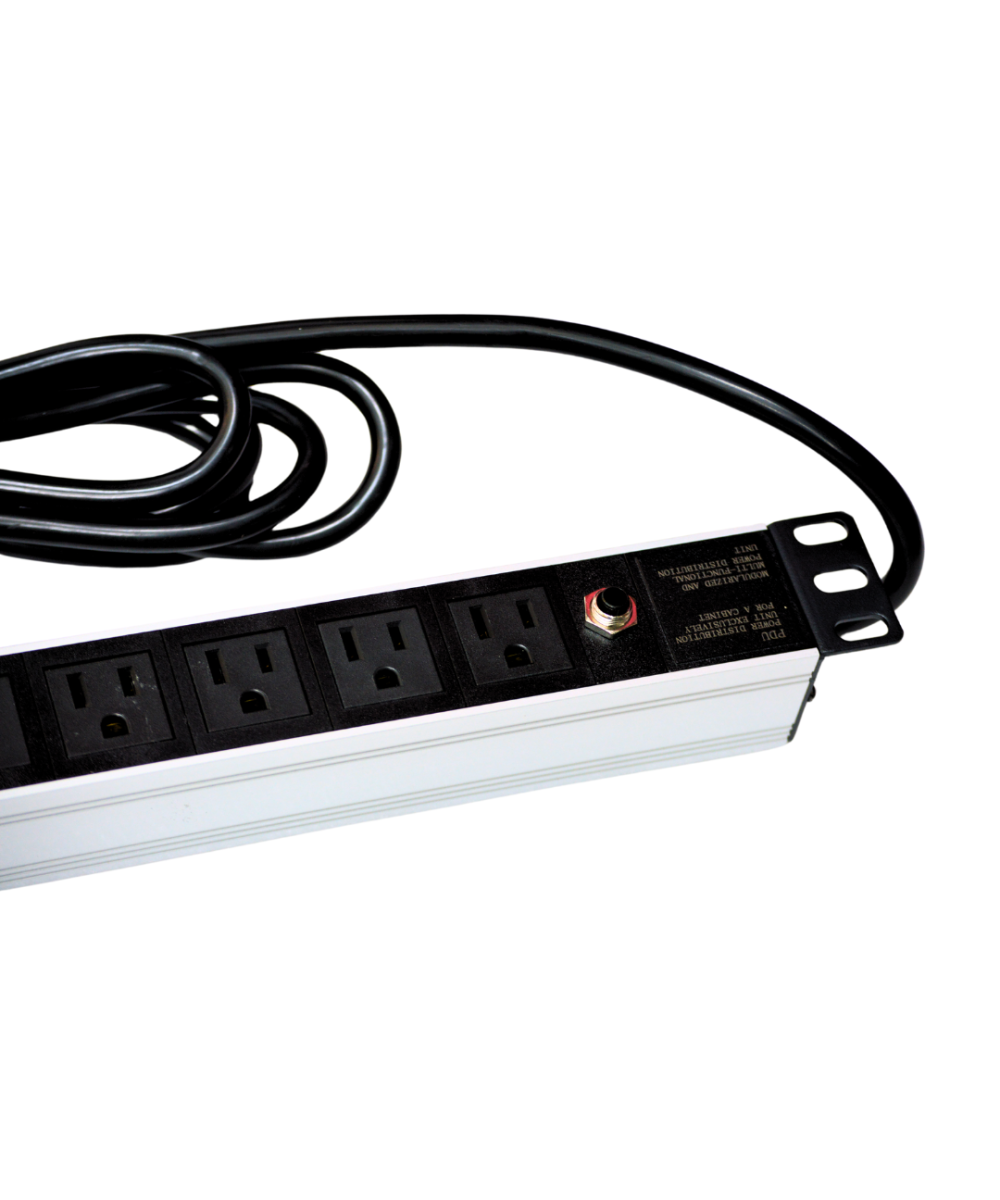 PDU horizontal de 10 tomas 15A