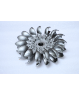 Turbina de agua pelton 8’’ diámetro 15 aspas