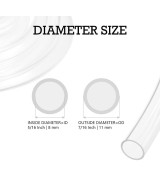 Manguera Flexible 5/16 x 7/16 pulgadas - 1 Metro