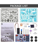 Flota Espacial 6 en 1 Recargable con Energia Solar Lucky Doug