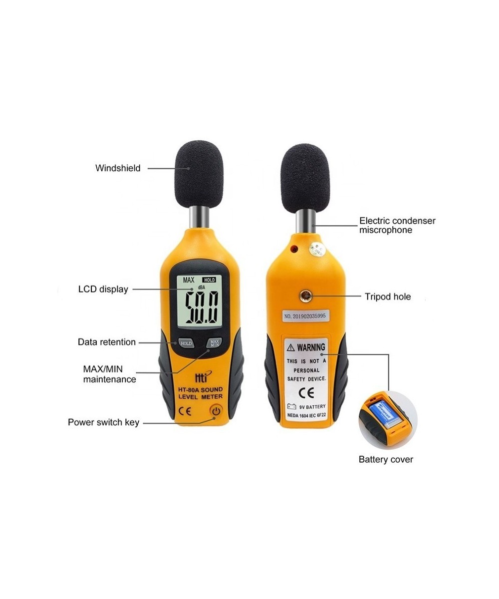 Medidor de intensidad del sonido SONOMETRO HTI HT-80A