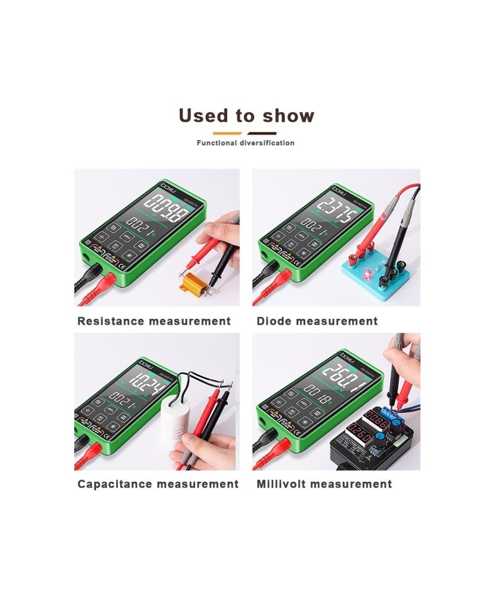 Multimetro digital recargable tactil BAKU BA-8233 PRO