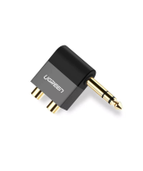 Convertidor de Audio de 6.35mm Estéreo Macho a 2RCA Hembra UGREEN