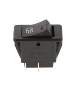 Interruptor para luces con indicador LED rojo 12V 35A  ASW-17D