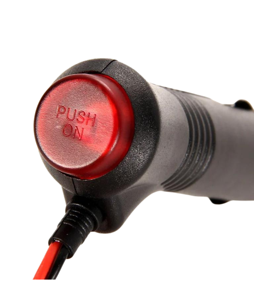 Conector para cigarrera 12V 10A Max 120W Hembra - Macho