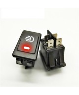 Interruptor para luces con indicador LED rojo 12V 35A  ASW-17D