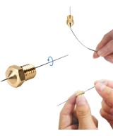 Varilla limpiadora de boquilla para Impresora 3D Oro y plata 0.15mm - 1.00mm