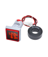Mini indicador de voltaje y amperaje AC50-500V 0-100A