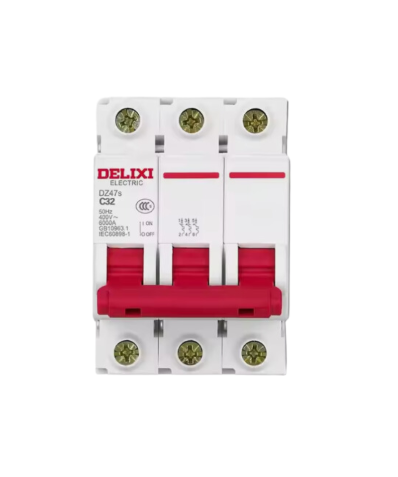 Interruptor disyuntor 3 polos 25A - 63A DELIXI