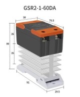 Rele de estado solido para riel DIN GSR2-1-60DA/100DA