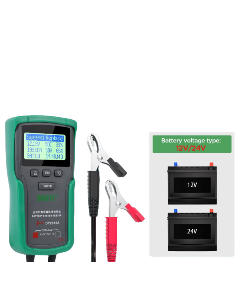 Probador de Baterias de Carro 12V/24V DY2015A DUOYI