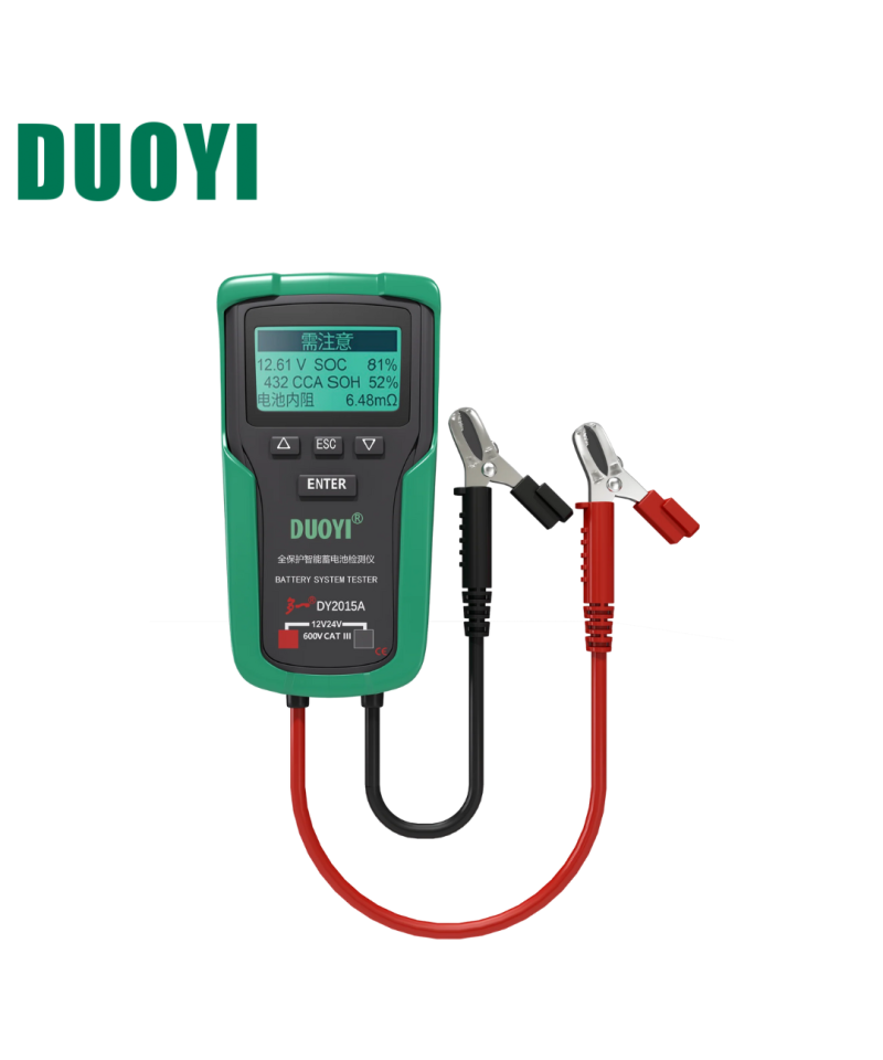 Probador de Baterias de Carro 12V/24V DY2015A DUOYI