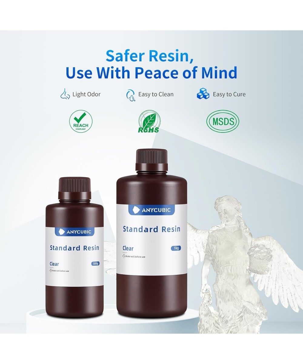 Resina UV ANYCUBIC 1000g para impresoras 3D Standard