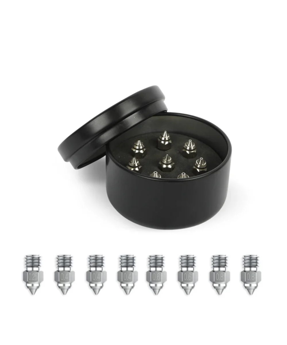 Set de 8 Boquillas para filamento CREALITY