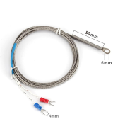 Sonda de temperatura termocupla tipo E 2000mm 0-800 C