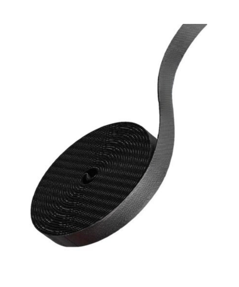 Velcro color negro 5 Metros
