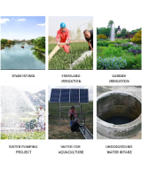 Bomba Solar de Agua Sumergible 12/24V DC