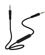 Cable de audio 3.5mm con microfono 1.2m