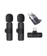 Microfono Lavalier Inalambrico para Celular Tipo USB-C / LIGHTNING (2U)