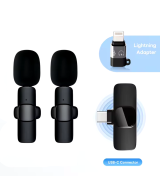 Microfono Lavalier Inalambrico para Celular Tipo USB-C / LIGHTNING (2U)