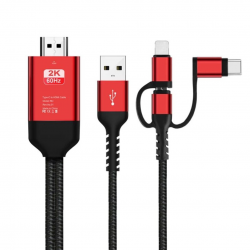 Adaptador USB-C/ Lightning/...