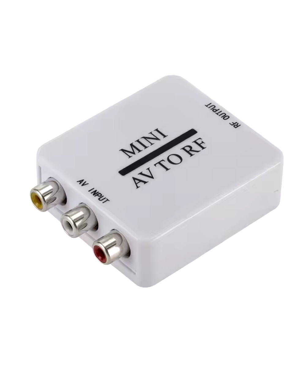Convertidor de audio y video AV a RF (Modulador)