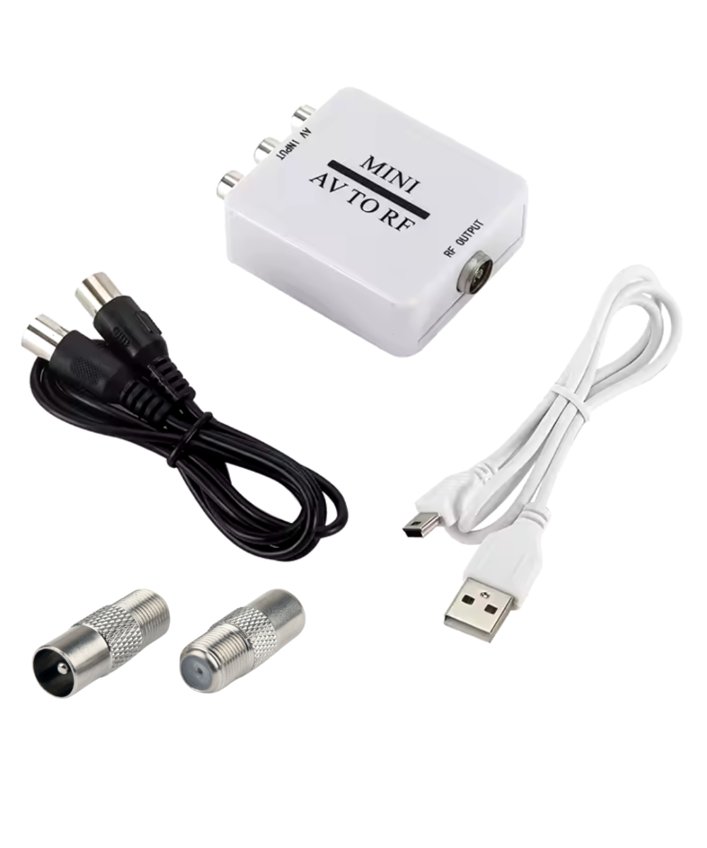 Convertidor de audio y video AV a RF (Modulador)