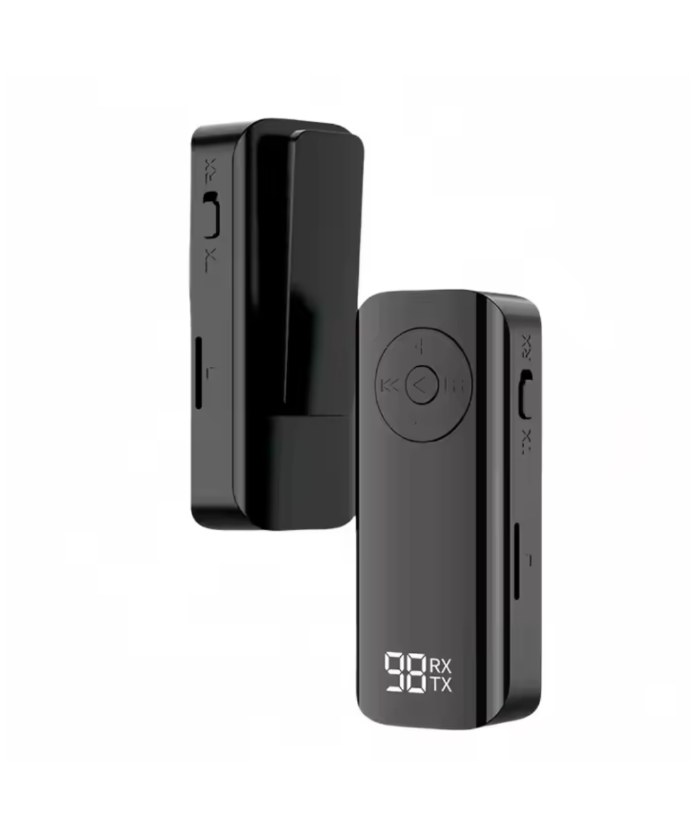 Transmisor y receptor de audio bluetooth 5.3 con lector TF