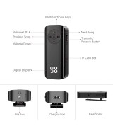 Transmisor y receptor de audio bluetooth 5.3 con lector TF