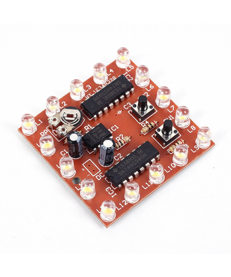 Modulo de luces NE555 + 74HC595 16Bit 16 canales con flujo de agua