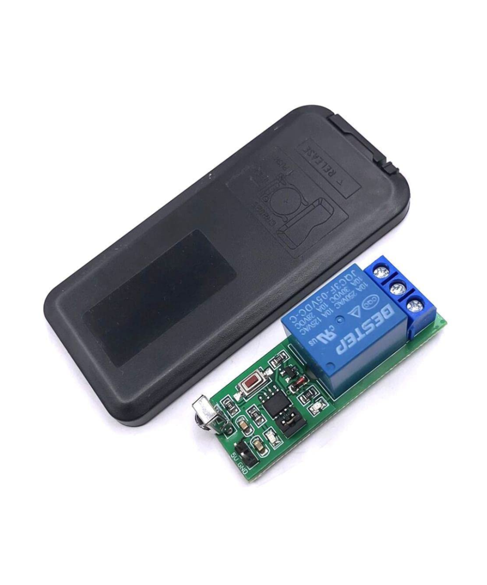Rele un canal 5V 10A con control infrarrojo