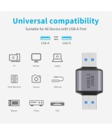 Adaptador USB - A / USB-C - USB-C 3.1 10gbps Macho - Macho