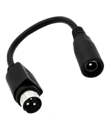 Cable de alimentacion DC5.5 x 2.1 a puerto redondo 3 y 4 pines