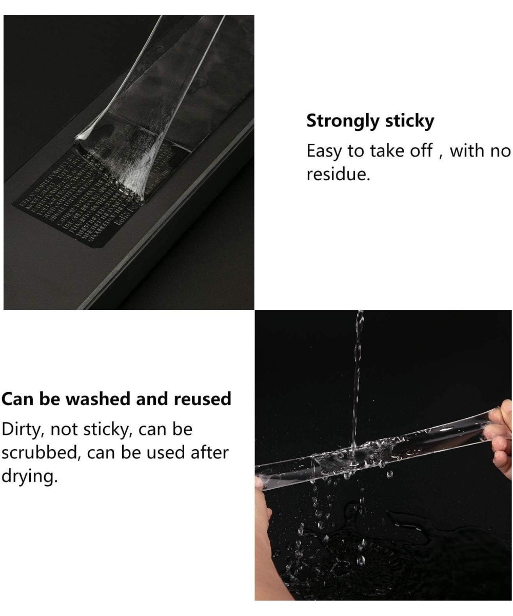 Nano cinta adhesiva de doble cara transparente 10-20mm