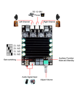 Amplificador de audio alto poder TDA7498 100Wx2