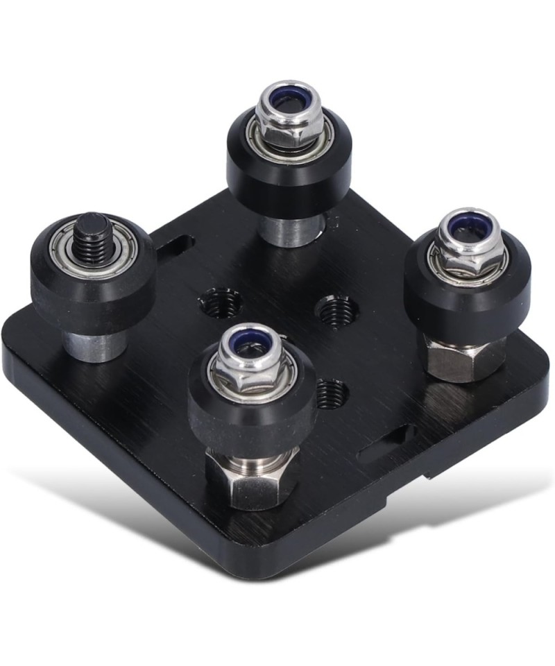 Placa de movimiento V-Slot negra para impresora 3D