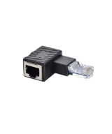Adaptador de red macho hembra RJ45 izquierda / derecha
