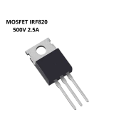 Transistor IRF820 MOSFET Canal N 500V 2.5A TO-220