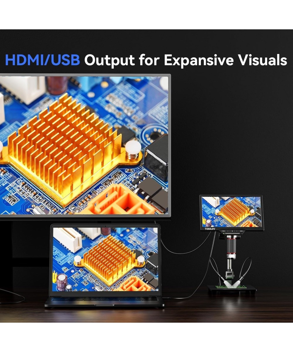 Microscopio TOMLOV 10.1 Pulgadas DM202/DM202 MAX