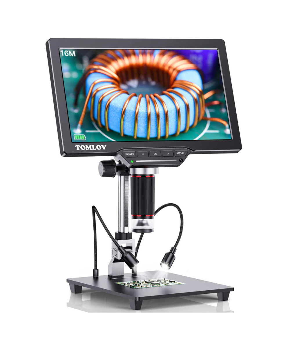 Microscopio TOMLOV 10.1 Pulgadas DM202/DM202 MAX