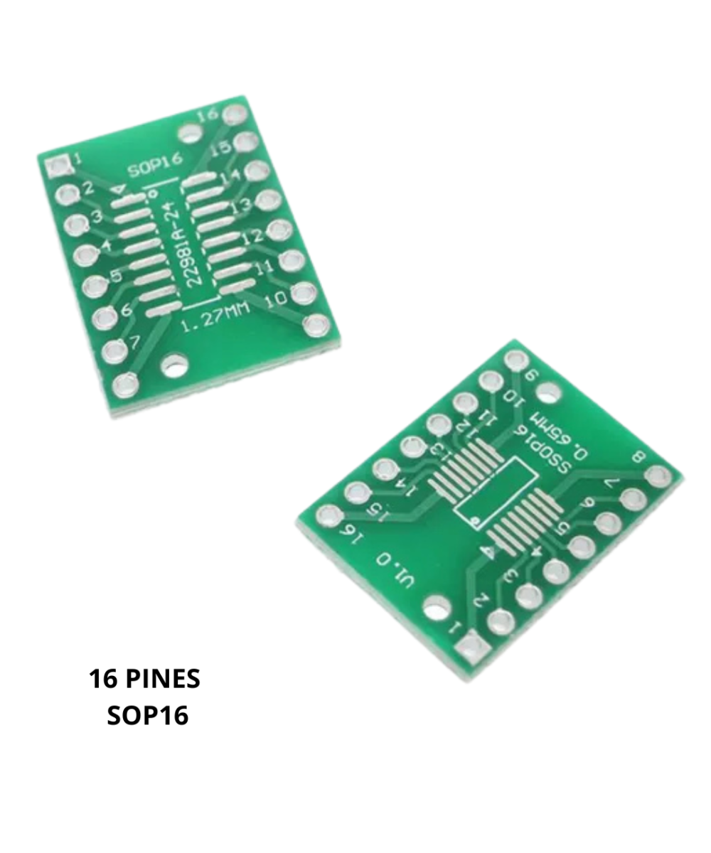 Adaptador PCB SMD a DIP 3-28 PINES
